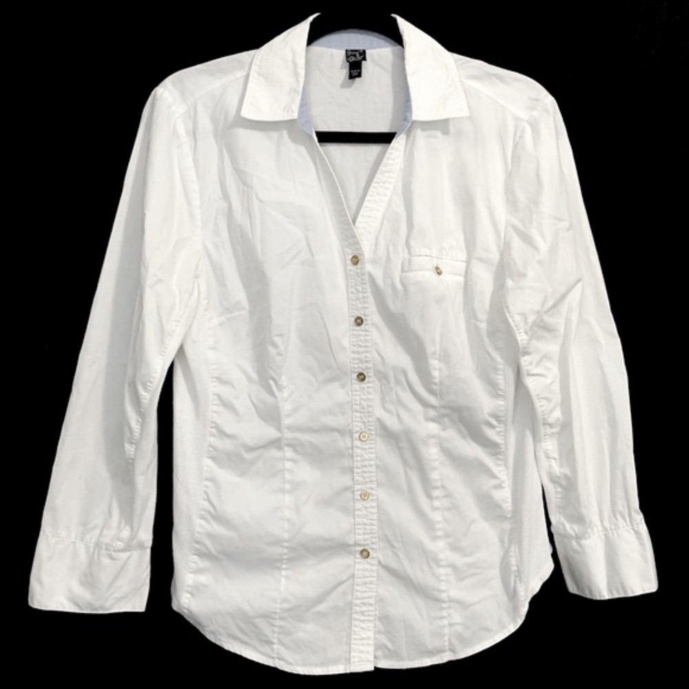 Grand  Greene White Buttoned Front Shirt